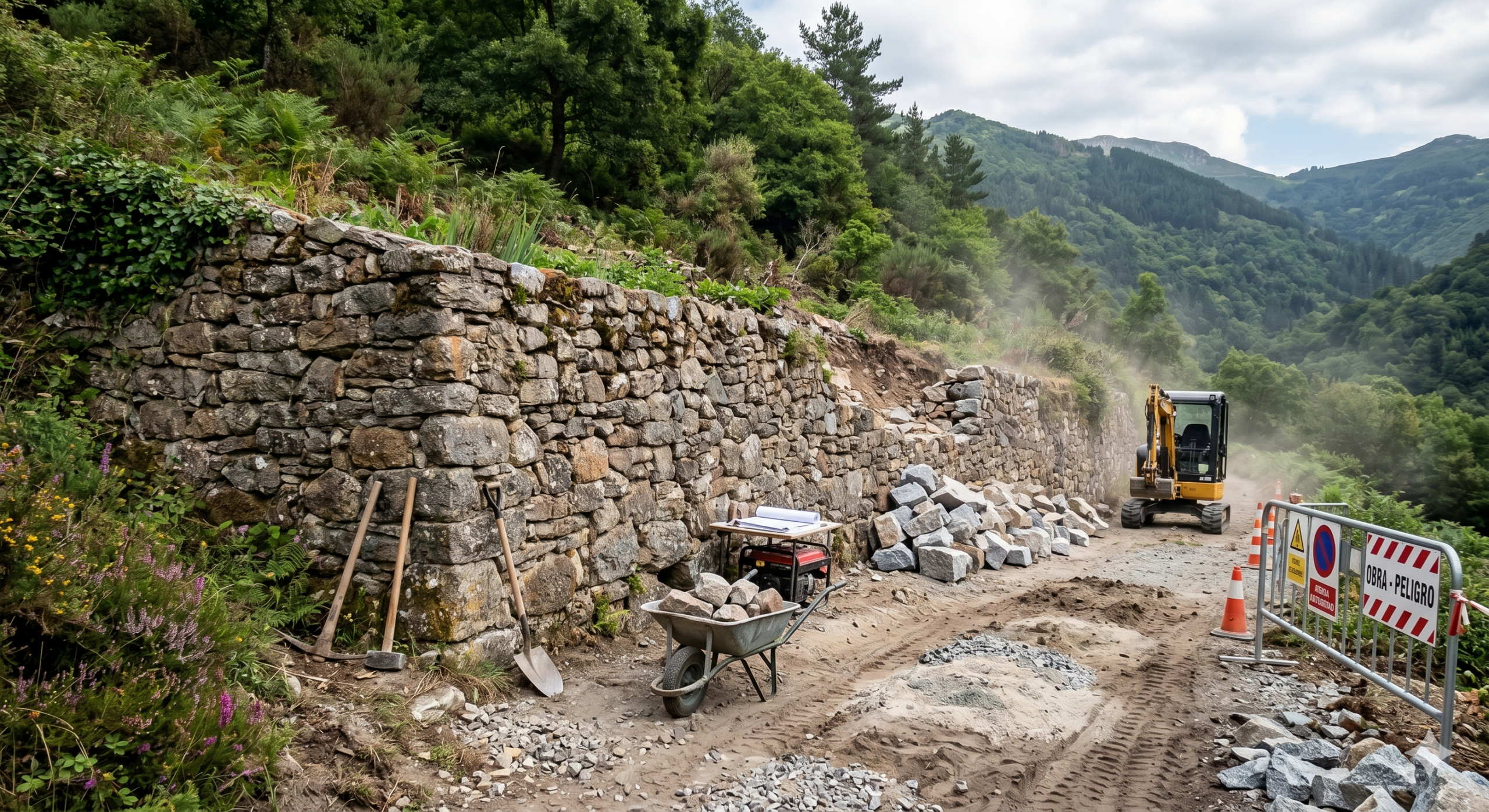 muros de piedra en vigo